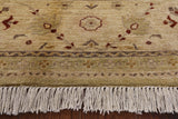 Chobi Peshawar Hand Knotted Wool Area Rug - 8' 1" X 9' 10" - Golden Nile