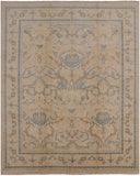 Peshawar Handmade Wool Area Rug - 8' 2" X 9' 10" - Golden Nile