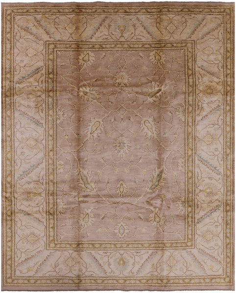 Peshawar Handmade Wool Area Rug - 9' 1" X 11' 3" - Golden Nile