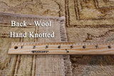Peshawar Handmade Wool Area Rug - 9' 1" X 11' 3" - Golden Nile