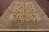 Peshawar Hand Knotted Area Rug - 9' 1" X 12' - Golden Nile