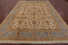 Peshawar Hand Knotted Area Rug - 9' 1" X 12' - Golden Nile