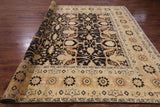 Peshawar Handmade Wool Area Rug - 9' 2" X 11' 7" - Golden Nile