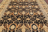 Peshawar Handmade Wool Area Rug - 9' 2" X 11' 7" - Golden Nile