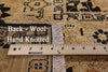 Peshawar Handmade Wool Area Rug - 9' 2" X 11' 7" - Golden Nile