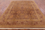 Chobi Peshawar Hand Knotted Rug - 8' 2" X 10' 1" - Golden Nile