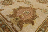 Ivory Peshawar Handmade Wool Area Rug - 8' 1" X 10' 1" - Golden Nile