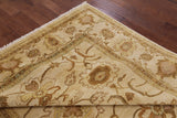 Ivory Peshawar Handmade Wool Area Rug - 8' 1" X 10' 1" - Golden Nile