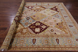 9 X 12 Hand Knotted Peshawar Area Rug - Golden Nile