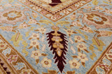 9 X 12 Hand Knotted Peshawar Area Rug - Golden Nile