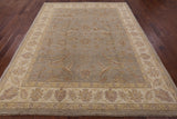 Grey Peshawar Hand Knotted Wool Area Rug - 8' 1" X 10' 1" - Golden Nile