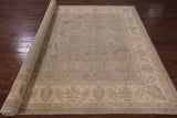 Grey Peshawar Hand Knotted Wool Area Rug - 8' 1" X 10' 1" - Golden Nile