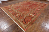 Handmade Traditional Peshawar Area Rug 9 X 12 - Golden Nile