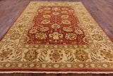 Peshawar Handmade Wool Area Rug - 9' 1" X 12' 0" - Golden Nile