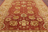 Peshawar Handmade Wool Area Rug - 9' 1" X 12' 0" - Golden Nile