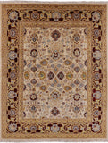 Traditional Chobi Peshawar Area Rug - 8' 1" X 10' 1" - Golden Nile