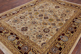 Traditional Chobi Peshawar Area Rug - 8' 1" X 10' 1" - Golden Nile