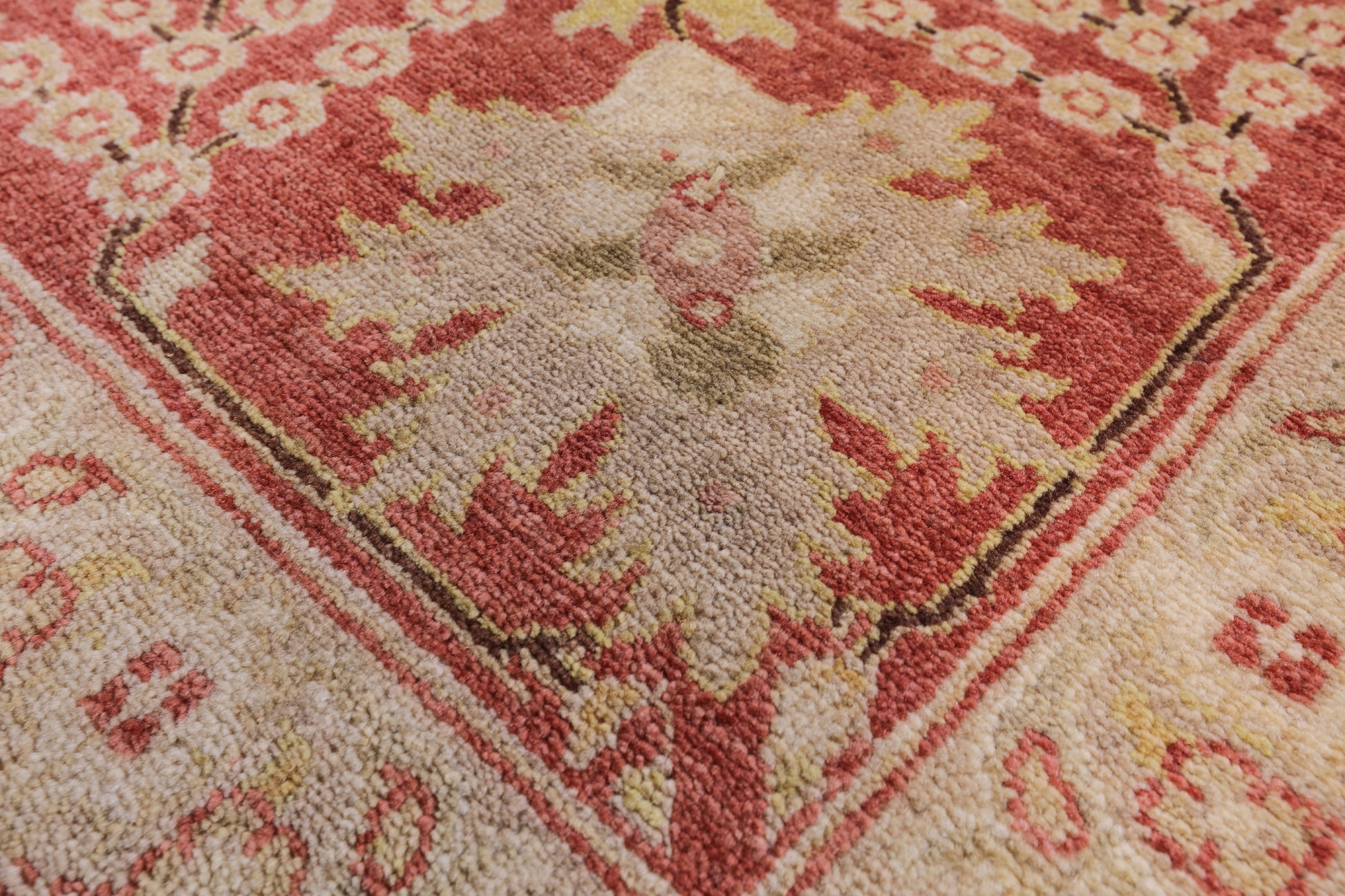 Olive Green Chobi Peshawar Handmade Wool Area Rug - 9' 1" X 12' 0" - Golden Nile