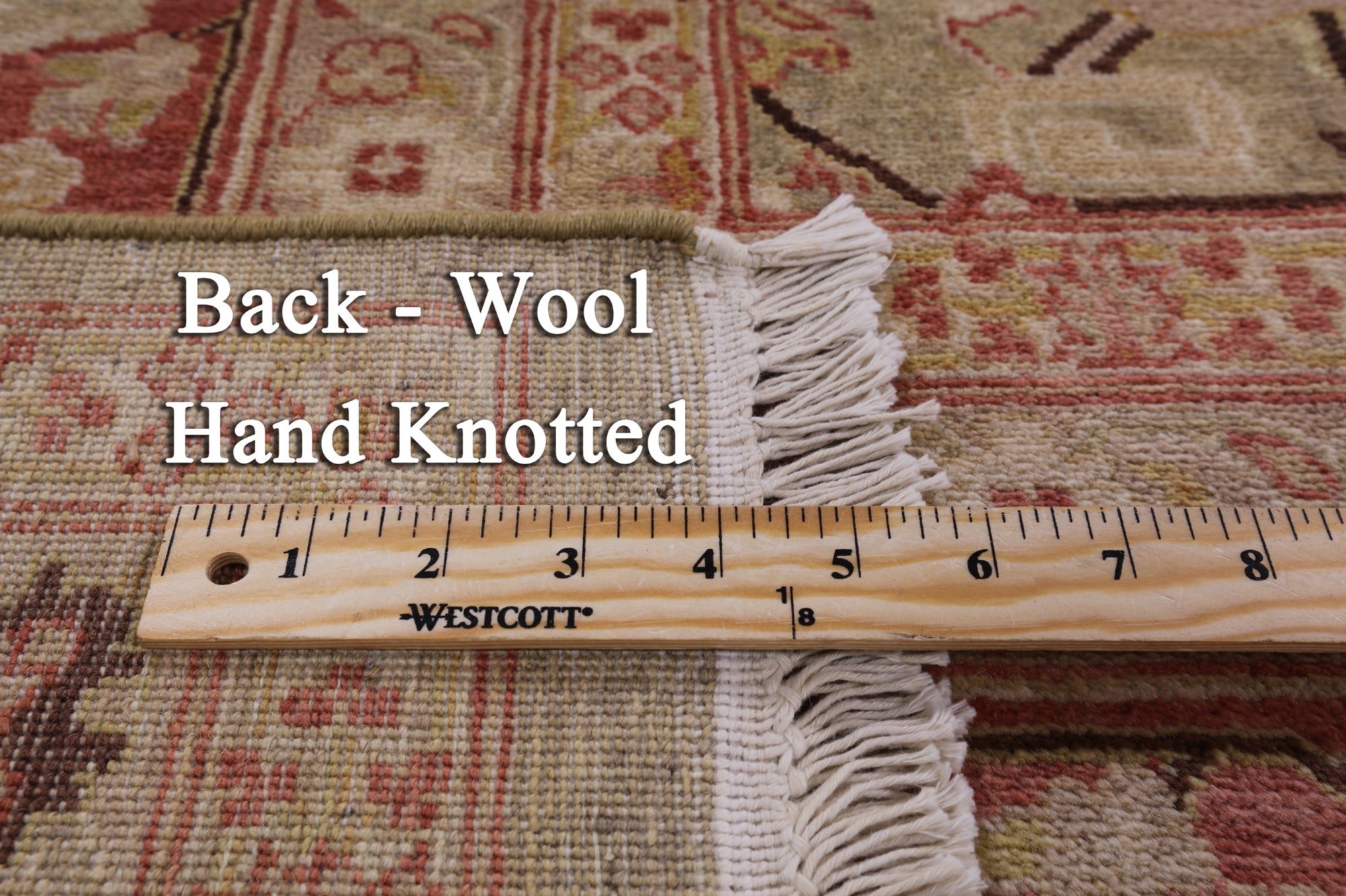 Olive Green Chobi Peshawar Handmade Wool Area Rug - 9' 1" X 12' 0" - Golden Nile