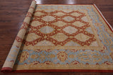 Peshawar Handmade Wool Area Rug - 8' 0" X 10' 3" - Golden Nile