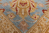 Peshawar Handmade Wool Area Rug - 8' 0" X 10' 3" - Golden Nile