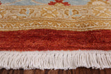 Peshawar Handmade Wool Area Rug - 8' 0" X 10' 3" - Golden Nile