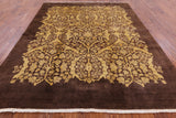 Peshawar Oriental Handmade Wool Area Rug - 8' 1" X 10' 1" - Golden Nile