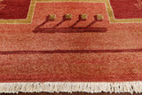 6 X 9 Modern Gabbeh Navajo Design Area Rug - Golden Nile