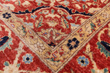 Oriental Floral Tabriz Handmade Area Rug - 5' 9" X 7' 10" - Golden Nile