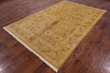 Chobi Peshawar Handmade Wool Area Rug - 6' 3" X 9' 3" - Golden Nile