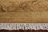 Chobi Peshawar Handmade Wool Area Rug - 6' 3" X 9' 3" - Golden Nile