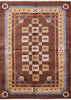 Persian Gabbeh Handmade Wool Area Rug - 5' 8" X 7' 9" - Golden Nile
