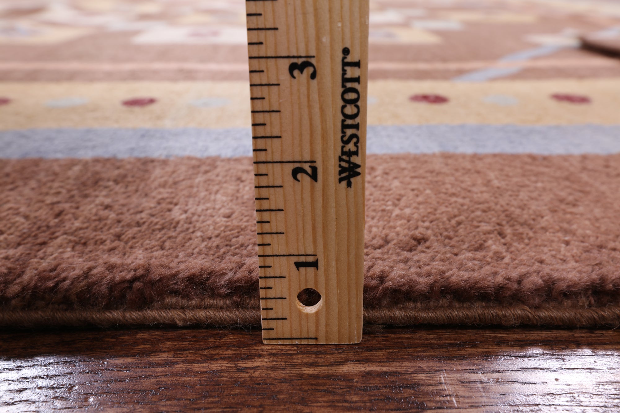 Brown Persian Gabbeh Handmade Wool Area Rug - 5' 8" X 7' 9" - Golden Nile