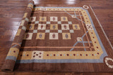 Brown Persian Gabbeh Handmade Wool Area Rug - 5' 8" X 7' 9" - Golden Nile