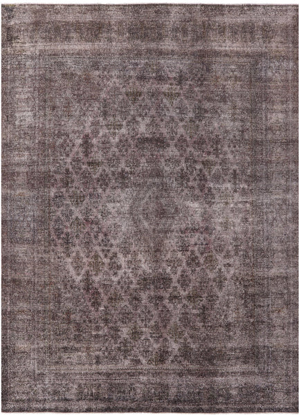 Persian Overdyed Handmade Wool Area Rug - 9' 7" X 12' 10" - Golden Nile
