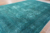 10 X 13 Overdyed Oriental Wool Area Rug - Golden Nile