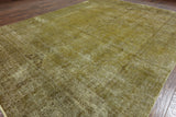 Persian Overdyed Handmade Wool Area Rug - 9' 4" X 12' 7" - Golden Nile