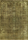 8 X 10 Oriental Overdyed Wool Area Rug - Golden Nile