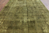 8 X 10 Oriental Overdyed Wool Area Rug - Golden Nile