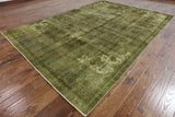 8 X 10 Oriental Overdyed Wool Area Rug - Golden Nile