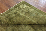 8 X 10 Oriental Overdyed Wool Area Rug - Golden Nile