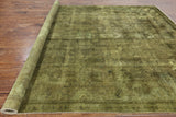 8 X 10 Oriental Overdyed Wool Area Rug - Golden Nile