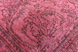 Pink Persian Overdyed Hand Knoted Wool Area Rug - 9' 6" X 12' 3" - Golden Nile