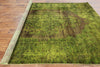 7 X 10 Overdyed Oriental Wool Area Rug - Golden Nile