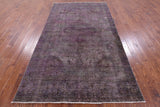 Persian Overdyed Handmade Wool Area Rug - 5' 9" X 10' 3" - Golden Nile