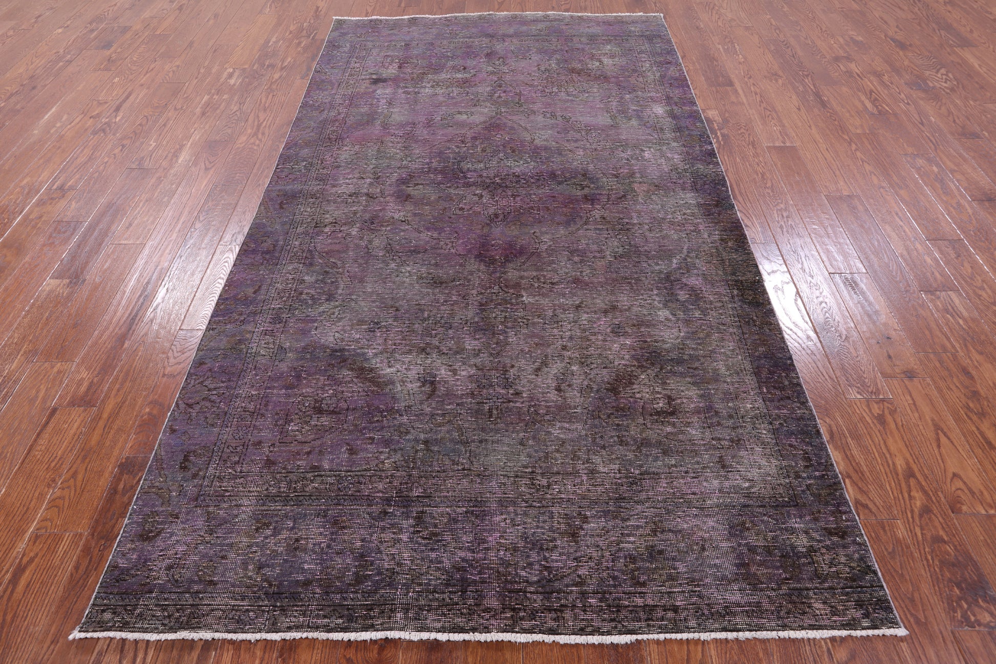 Persian Overdyed Handmade Wool Area Rug - 5' 9" X 10' 3" - Golden Nile