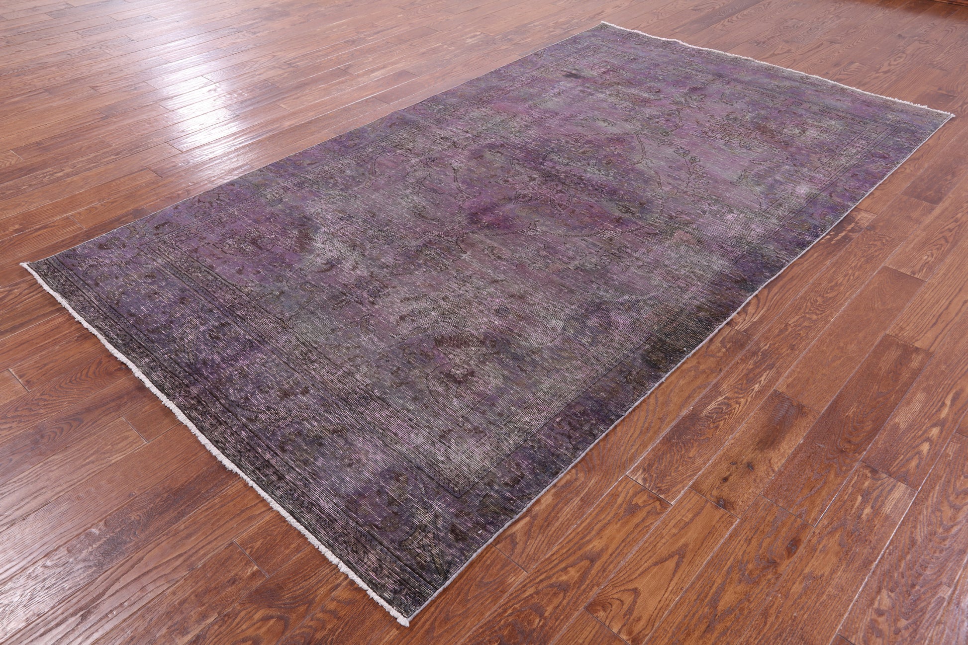 Persian Overdyed Handmade Wool Area Rug - 5' 9" X 10' 3" - Golden Nile