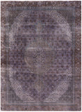 Persian Overdyed Handmade Wool Rug - 9' 0" X 12' 1" - Golden Nile