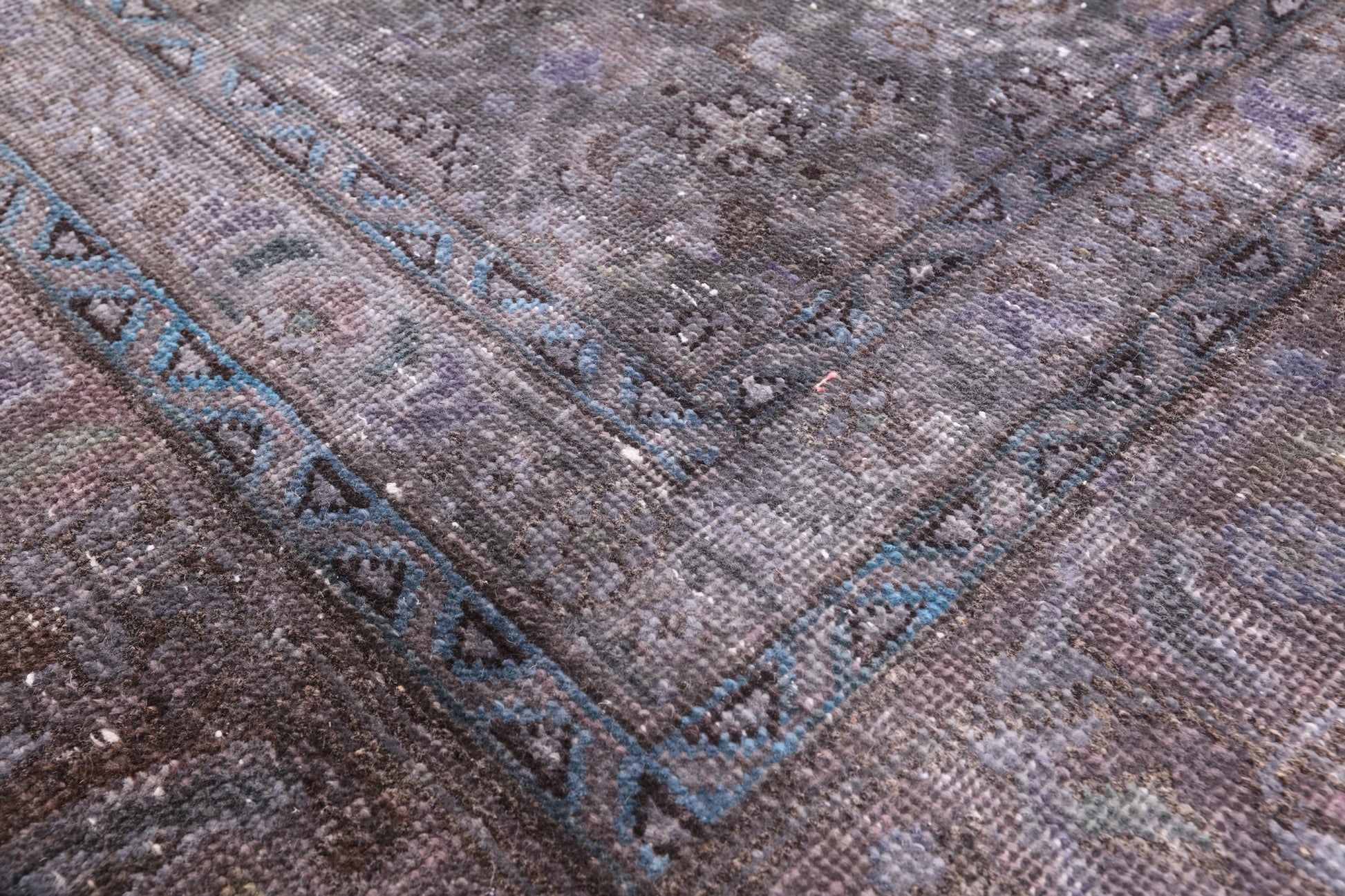 Persian Overdyed Handmade Wool Rug - 9' 0" X 12' 1" - Golden Nile