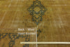 11 X 16 Tabriz Design Traditional Overdyed Area Rug - Golden Nile